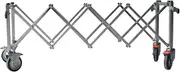 INTSUPERMAI Stainless Steel Funeral Stretcher Truck Church Truck Casket Stand Trolley Cart Fordable Mortuary Supply