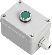 HAODEE Multiple Specifications with Button Switch Box Emergency Stop Start Switch Alarm self-Locking Motor Control Box Customization (Size : 1)