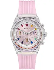 Guess GW0438L7 Pink Silicone Womens Watch