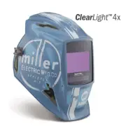 Miller 296768 Digital Elite AD Helmet with ClearLight 4x Len, Vintage Roadster
