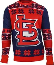 FOCO MLB Big Logo Crew Neck Ugly Sweater