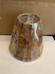 Primitive decor vintage honey & me PINEAPPLE lamp shade 5 inch