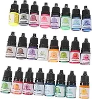 CIMAXIC Diy Resin Craft Pigment 24 Colors Oily Resin Dye Liquid Epoxy Colours Craft Supply