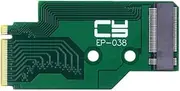xiwai PCI-E 4.0 NGFF NVME 22x42mm to 22x80mm M-Key Male to Female Extension SSD Adapter Compatible with Legion Go Game Boy