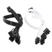 4xCPU 8 Pin to 16Pin Male Power Supply Converter Adapter Extension Cable