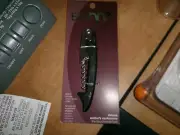 Bonny Deluxe Waiter's Corkscrew w/ Foil Cutter Wine Bottle Opener NEW