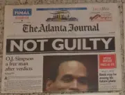 O.J. Simpson Trial Verdict "NOT GUILTY" Newspaper Oct 3, 1995 Unread