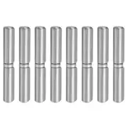 8Pcs 7/8" x 6-5/16" (D*L) Carbon Steel Weld on Hinges Weldable for Metal Gate