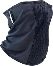 [Generic] Neck Gaiters for Men - Ice Silk Head Wrap,Breathable Ear-hooked Face Gaiter UV Protection for Fishing Hunting Cycling