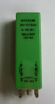 DPDT 250VAC 10 Amp TIME DELAY Relay - 0.6 to 60 Seconds Adjustable