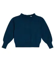 [C'era Una Volta] C'era Una Volta Stefania cotton-blend sweater Y 12 blue