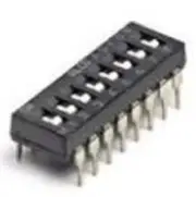 TE Connectivity DIP SWITCHES 10Pcs 24V DC 100mA 6-Way SPST Flush Slide Actuator