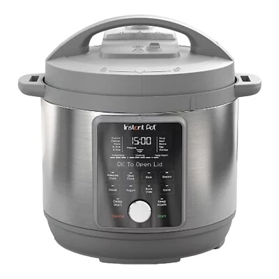 Instant Pot Duo Plus, 6-Quart Whisper Quiet 9-in-1 Electric Pressure Cooker NIB