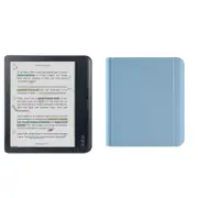 Kobo Libra Colour Black with SleepCover Case (Dusk Blue)