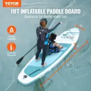 Inflatable Paddle Board 3352x838x152mm with Accessories Pump Paddle Fin Bag