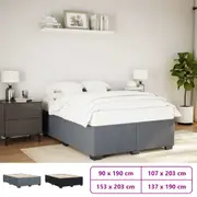 Bed Frame without Mattress Wooden Bedstead Bed Frame Bedroom Black Velvet vidaXL