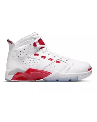 Nike Air Jordan 6-17-23 Basketball Shoes (Size 4.5 Youth) White Red DM1159-106