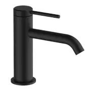 Abey Gareth Ashton MATTE BLACK POCO Basin Mixer WITH CURVED SPOUT