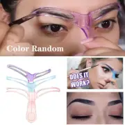 Pro Eyebrow Shaping Stencil Easy To Use Reusable Template Kit Makeup Tools USA