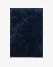 120' x 185' | Machine Washable Runner Rug | Kid & Pet Friendly | Indoor Rug | Midnight Ocean Blue Plush Rug | Ruggable