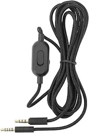 ECSiNG Microphone Headphone Audio Extension Cable 2m Headset Extension Cord for Laptops Tablets Music Players Compatible with Logitech G Pro X G233 G433