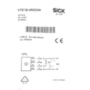 A● SICK VTE18-4N2240 Photoelectric proximity sensor New