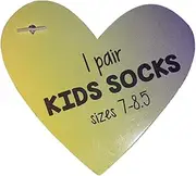 [Generic] Valentine's Day Gift Fun"Box of Socks" for Kids. 4 Pair of Cute Socks in a Fancy, Sparkly Gift Box