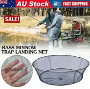 Foldable Fishing Shrimp Fish Crab Pot Yabbie Bait Net Trap Cast Dip Cage Holes