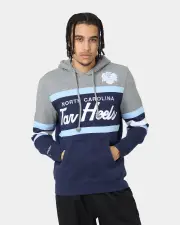 [MITCHELL & NESS] Mitchell & Ness Unc Tar Heels Head Coach Hoodie Navy - Size XL XL Navy