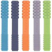 Xtra Tough Sensory Chew Stick Toys (5 Pack) - Designed for ADHD, Autism, SPD,