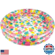 Duck Pond Pool Inflate (3' X 6") Funky Color Inflatable Kiddie Pool Could be