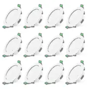 12pcs 7w White Led Downlight Recessed Ceiling Lights Slim Spot Light
