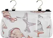 Amooorous Bedside Hanging Storage Bedside Caddy Storage Bag for Bed Rails Sea Snail