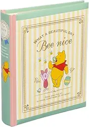 Nakabayashi 23317 Winnie the Pooh Album, Round Back Book, L Size, 2 Tiers, Holds 160 Sheets