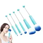 Metal Handle Makeup Brushes Brush Set Portable Kit for Loose Powder Blush