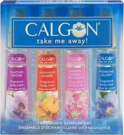 Calgon Calgon Take Me Away 4 Pc Gift Set (Refreshing Body Mist 2.0 Oz Of Spring Cherry Blossom Hawaiian Ginger Morning Glory Tahitian Orchid), 60 ml Pack of 1