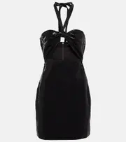 [Rotate] Rotate Sequin-embellished cutout minidress AU 14 black