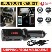 Bluetooth Car Kit FM Wireless Transmitter Handsfree Car Charger MP3 Player USBAU