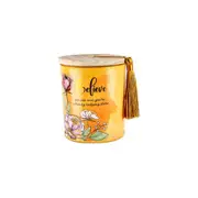 Believe 300g Vanilla Scented Candle w/ Wood Lid & Tassel Home/Office Decor