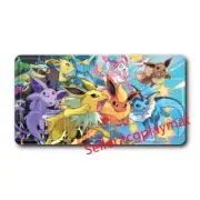 Eevee Pokemon Playmat TCG Card Game Play Mat Gaming Desk Mat Mouse Pad _o017
