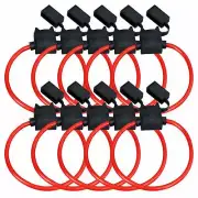 100 XP Audio XATC8G ATC Fuse Holder8 Gauge ATC In-Line Blade Fuse Holder OFC Cop