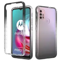 在飛比找蝦皮購物優惠-水晶殼漸變後蓋適用於摩托羅拉 Moto G20 保險槓 36