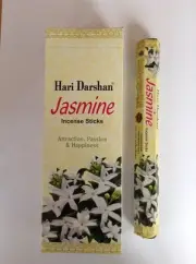 Hari Darshan Ethical Incense Bulk Pack 6 x 20 Stick Hex packs Jasmine Fragrance