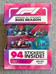 Topps Official F1 Stickers Collector's Tin 2021 +94 stickers +4 Limited Edition