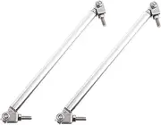 EXAOMBLE 2Pcs Adjustable Front Splitter Rods for Car Durable Support Enhance Fit for Vehicles