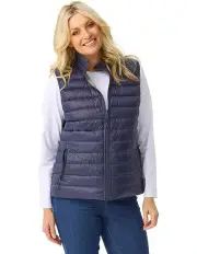 [Fella Hamilton] Outdoors Reversible Down Vest in Navy