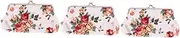 [SHERCHPRY] 3pcs Buckle Clutch Bag Vintage Coin Purse Floral Closure Wallet Retro Embroidered Purse for Lady