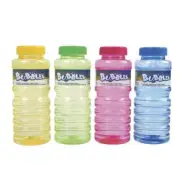 4 Pack Big Bubble Blow Refill 8oz Bubble Solution (Only) Bottle - Assorted Color