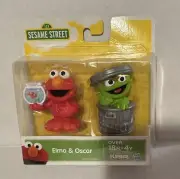 Sesame Street Figures Elmo, Dorthy and Oscar the Grouch Set 2012 Playskool New