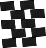 Gogogmee 10pcs Box Sponge Mat Clothes Rack Bracket Ring Frame Jewelry Panel Cup Holder Pad Cushion Jewelry Cover Cup Holder Rv Pandas USB Night Lights Water Cup Holder Main Spool Black